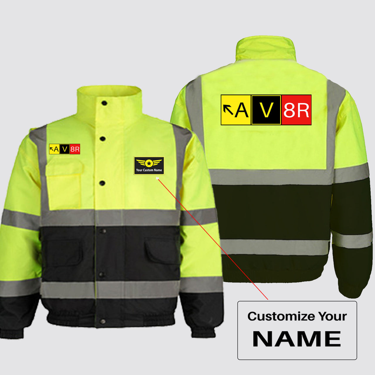 AV8R Designed Reflective Winter Jackets