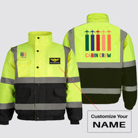 Thumbnail for Colourful Cabin Crew Designed Reflective Winter Jackets