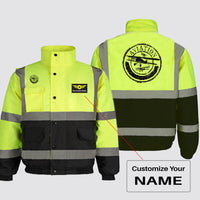 Thumbnail for Aviation Lovers Designed Reflective Winter Jackets