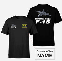 Thumbnail for The McDonnell Douglas F18 Designed Double-Side T-Shirts