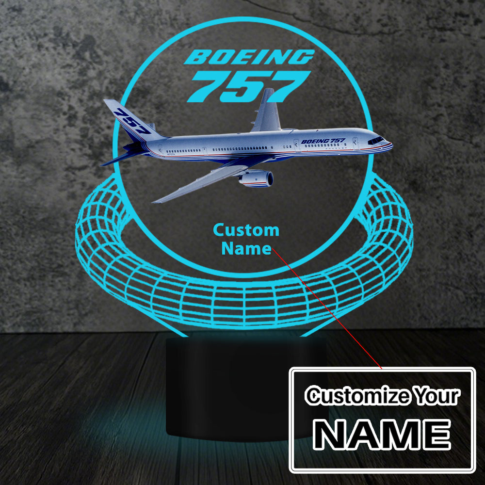 Boeing 757 Designed 3D Lamp