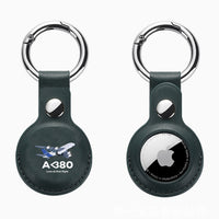 Thumbnail for Airbus A380 Love at first flight Design Airtags Leather Cases