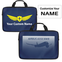 Thumbnail for Airbus A350XWB & Dots Designed Laptop & Tablet Bags