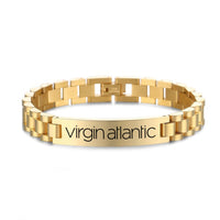 Thumbnail for Virgin Atlantic- Airlines Designed Stainless Steel Chain Bracelets