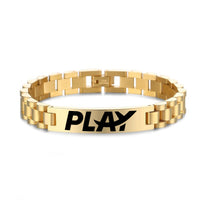 Thumbnail for Play Airlines Designed Stainless Steel Chain Bracelets