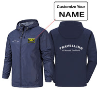 Thumbnail for Travelling All Around The World Designed Rain Jackets & Windbreakers