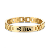 Thumbnail for Thai Airways Designed Stainless Steel Chain Bracelets