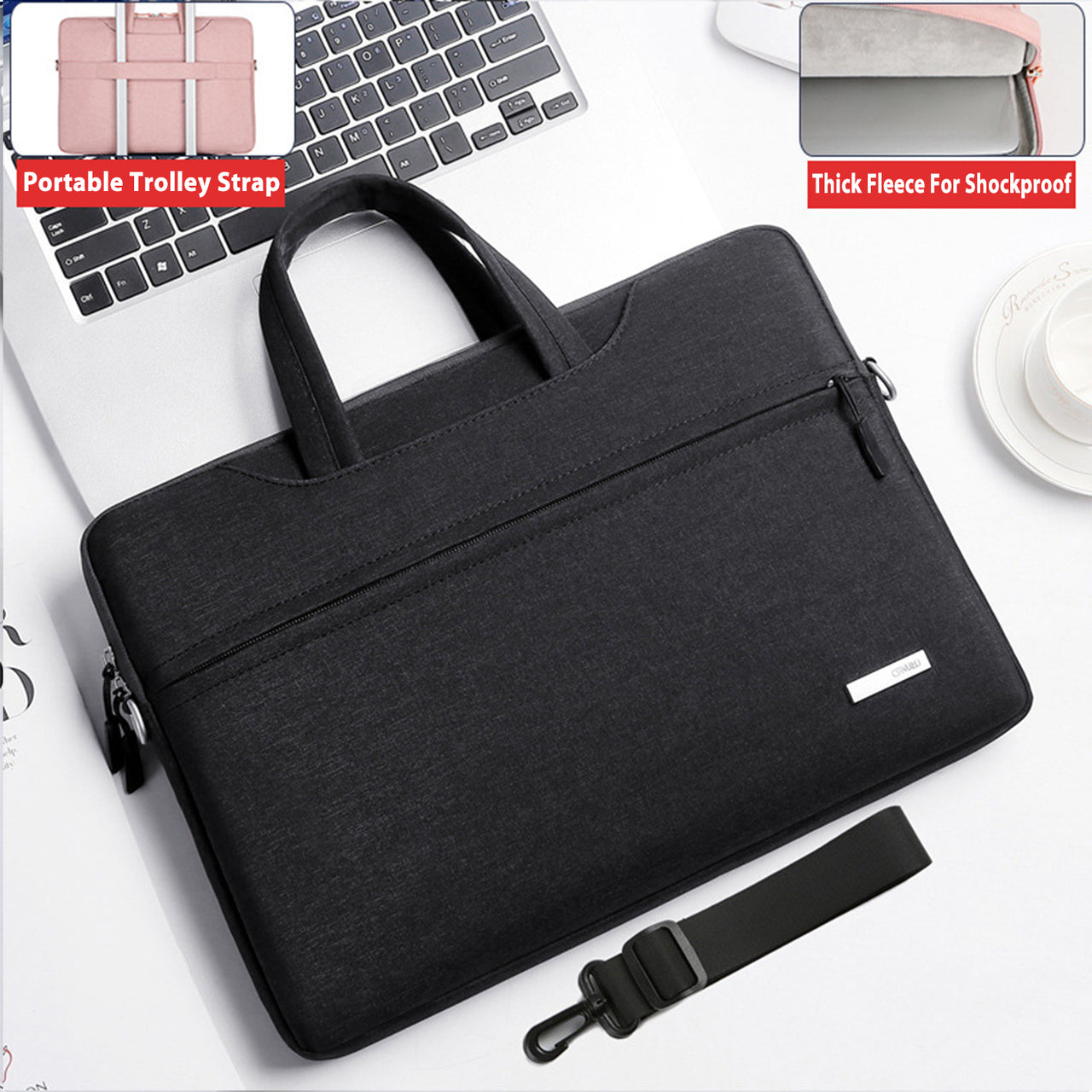 Simple Laptop Bag with Carrying Handle