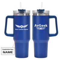Thumbnail for Avgeek Designed 40oz Stainless Steel Car Mug With Holder