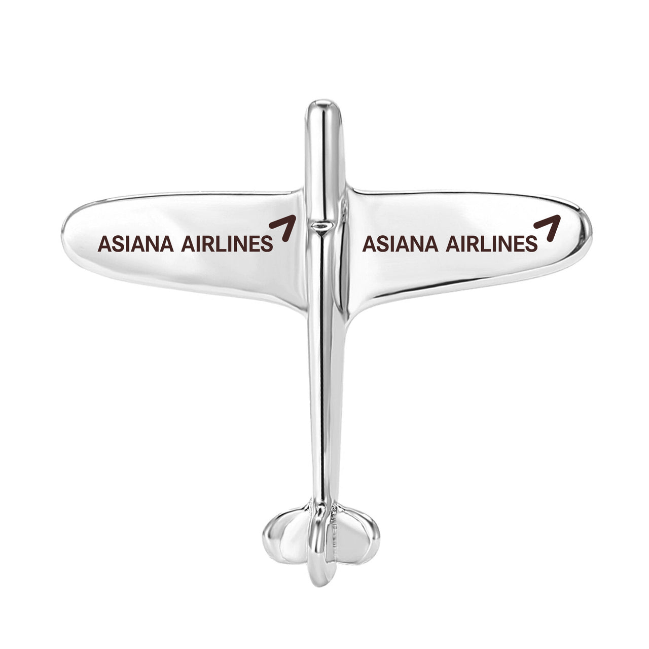 Asiana Airlines Designed Airplane Shape Brooches
