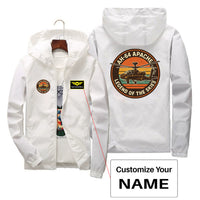 Thumbnail for Retro Apache AH-64 Designed Thin Windbreaker Jackets