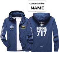 Thumbnail for Boeing 717 & Plane Sport & Running Jackets