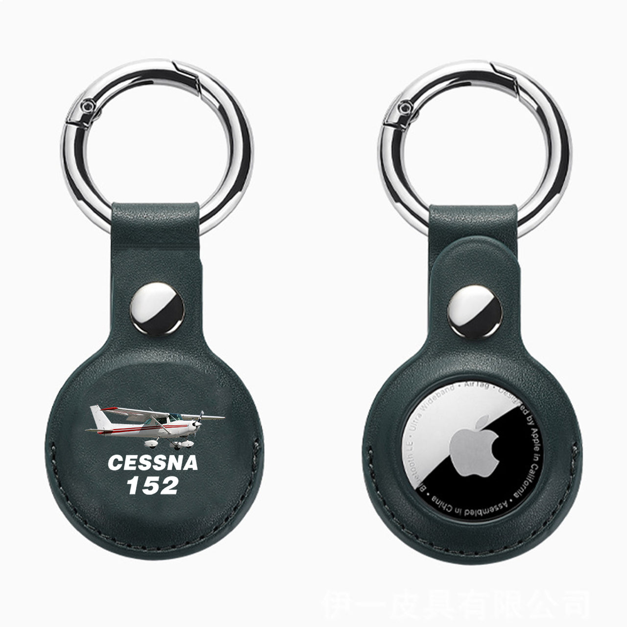 The Cessna 152 Design Airtags Leather Cases