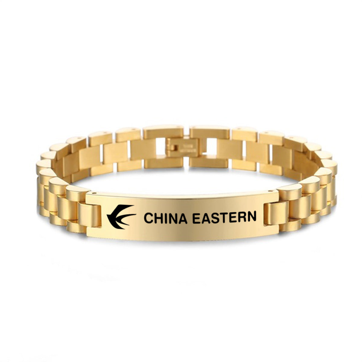 China Eastern Airlines Designed Stainless Steel Chain Bracelets