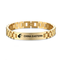 Thumbnail for China Eastern Airlines Designed Stainless Steel Chain Bracelets