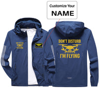 Thumbnail for Don't Disturb I'm Flying Design Sport & Running Jackets