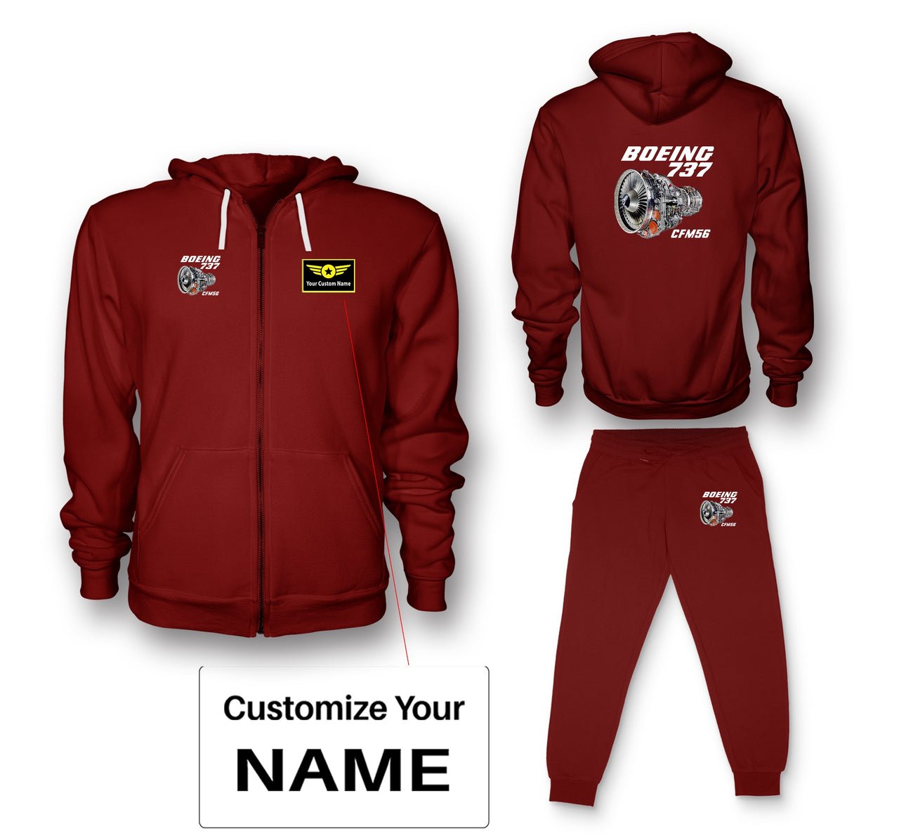 Boeing 737 pilot hoodie from Aviation Shop