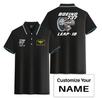 Thumbnail for Boeing 737 & Leap 1B Designed Stylish Polo T-Shirts (Double-Side)