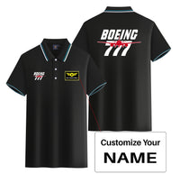 Thumbnail for Amazing Boeing 777 Designed Stylish Polo T-Shirts (Double-Side)
