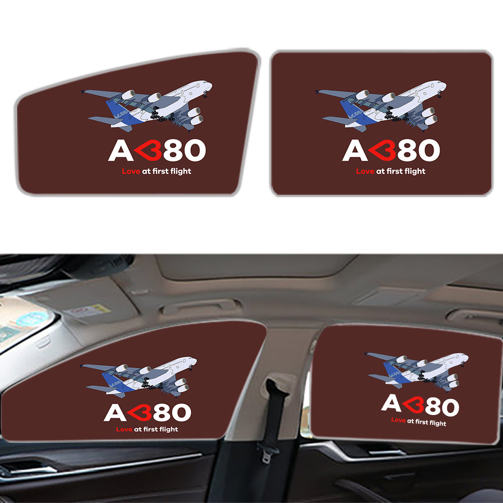 Airbus A380 Love at first flight Designed Car Sun Shade (Side window)