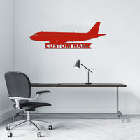 Thumbnail for Cruising Airbus A320 Designed Wall Stickers Designed Wall Metal Signs