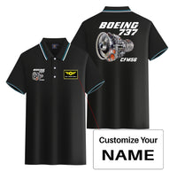 Thumbnail for Boeing 737 Engine & CFM56 Designed Stylish Polo T-Shirts (Double-Side)