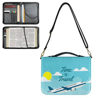 Thumbnail for Time to Travel Designed PU Accessories Bags Strap Style