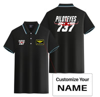 Thumbnail for Amazing Piloteyes737 Designed Stylish Polo T-Shirts (Double-Side)