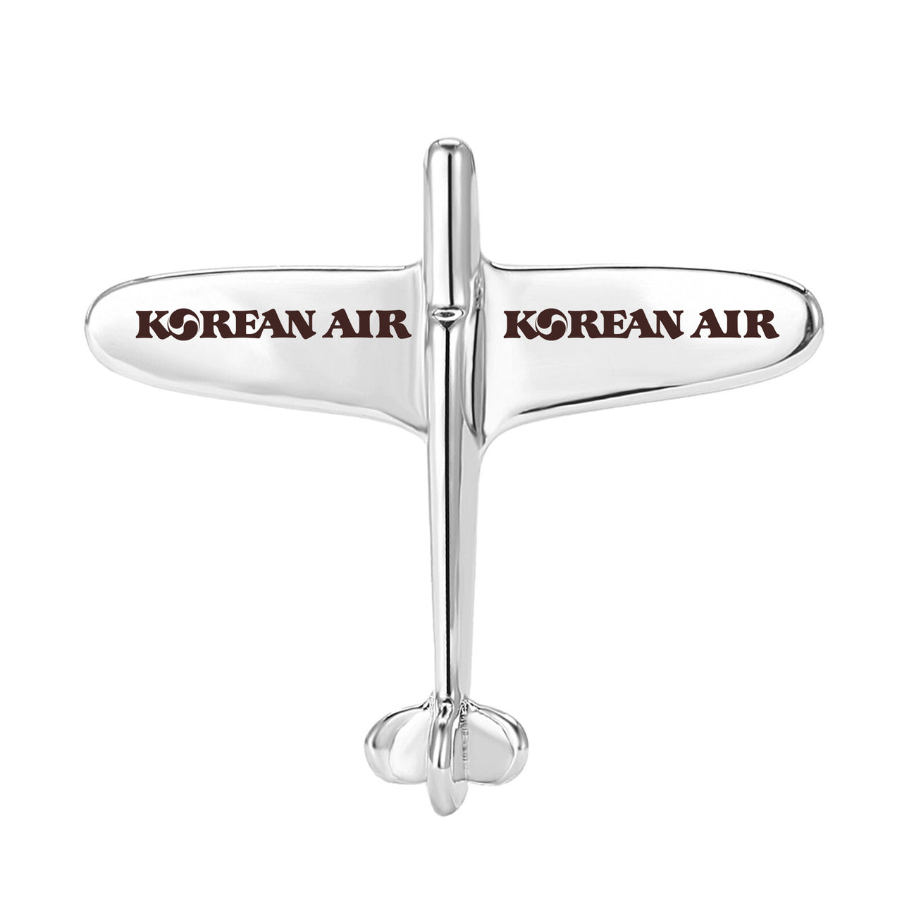 Korean Airlines Designed Airplane Shape Brooches