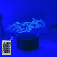 Thumbnail for Sports Car Modeling 3D Designed Night Lamp