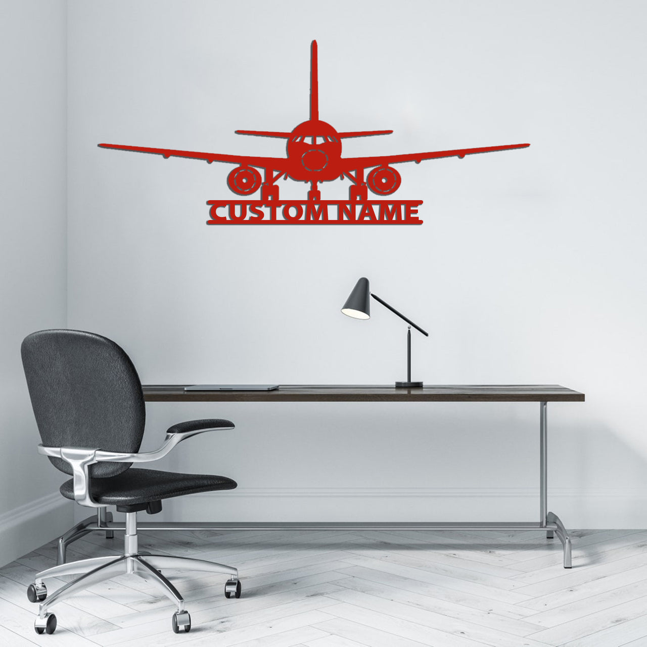 Sukhoi Superjet 100 Silhouette Designed Wall Metal Signs
