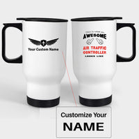 Thumbnail for Air Traffic Controller Designed Travel Mugs (With Holder)