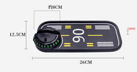 Thumbnail for Airplane Runway - themed Car Anti - slip Mat with Phone Holder and Moving Number Plate