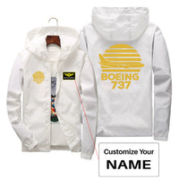 Thumbnail for Retro Boeing 737 Designed Thin Windbreaker Jackets