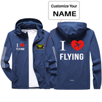 Thumbnail for I Love Flying Sport & Running Jackets