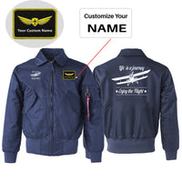 Thumbnail for Life is a journey Enjoy the Flight Designed Embroidered Patch Attachable Jackets