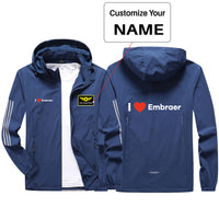 Thumbnail for I Love Embraer Sport & Running Jackets