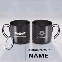 Thumbnail for Vistara Airlines Designed Stainless Steel Portable Mugs