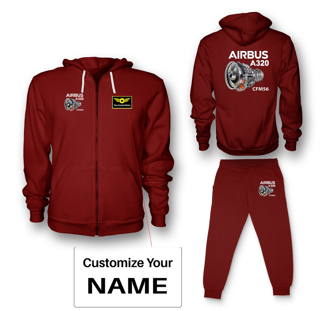A320 pilot hoodie from Aviation Shop
