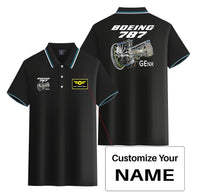 Thumbnail for Boeing 787 & GENX Engine Designed Stylish Polo T-Shirts (Double-Side)