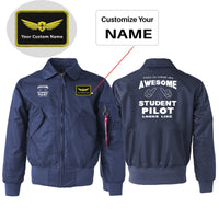 Thumbnail for Student Pilot Designed Embroidered Patch Attachable Jackets