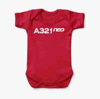 Thumbnail for A321neo & Text Designed Baby Bodysuits