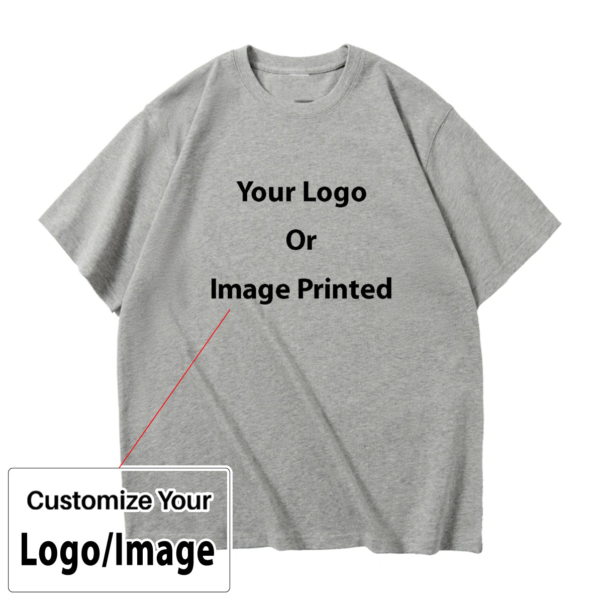 Custom Design Image Logo Designed Relax Fit Relax Fit T-Shirts