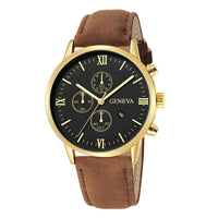 Thumbnail for Quartz Watch Men Roman Dial Watch Fashion Round Date Quartz Watch