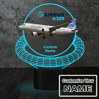 Thumbnail for Airbus A320 Designed 3D Lamp