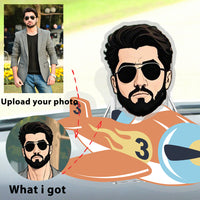 Thumbnail for Flying Time & Junior Pilot Custom Automatic Shaking Head Decorations Personalized Acrylic