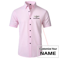 Thumbnail for Custom Name (US Air Force & Star) Design Super Quality Short Sleeve Shirts