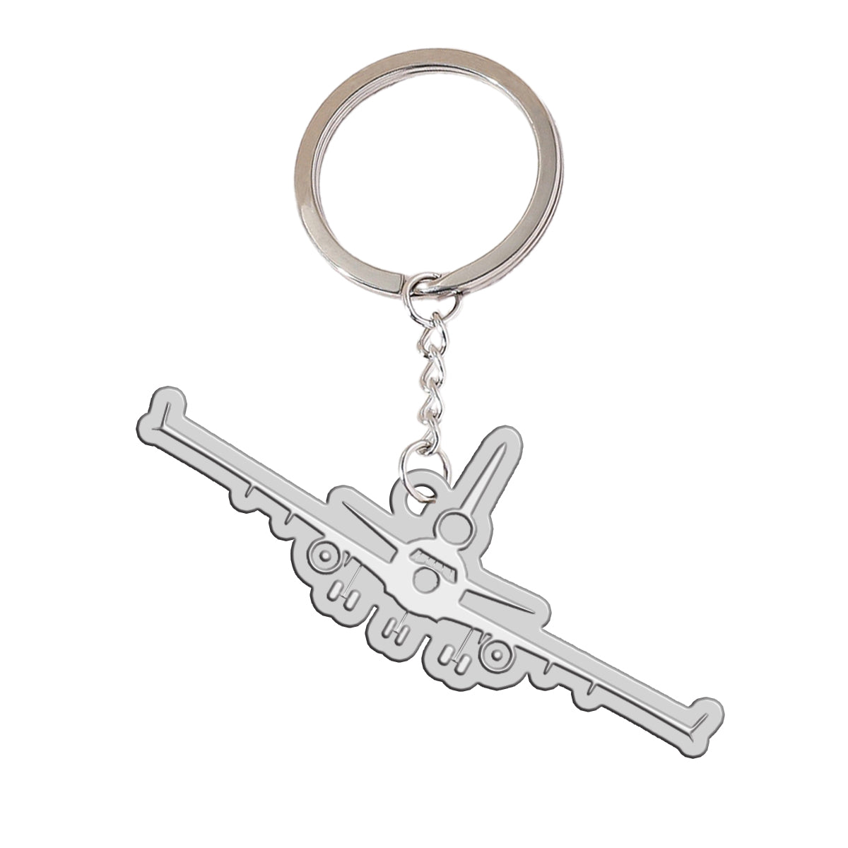 McDonnell Douglas MD-11 Silhouette Plane Designed Hollow Key Chains