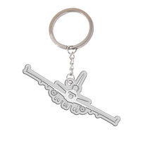 Thumbnail for McDonnell Douglas MD-11 Silhouette Plane Designed Hollow Key Chains