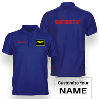 Thumbnail for Remove Before Flight 2  Designed Double Side Polo T-Shirts